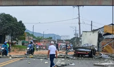 Daños en el corregimiento de Mondomo por activación de carro bomba.