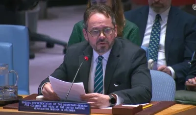 Carlos Ruiz, representante especial del Secretario General de la ONU en Colombia.