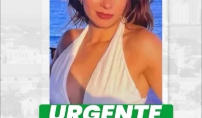 Tatiana Hernández, desaparecida en Cartagena.