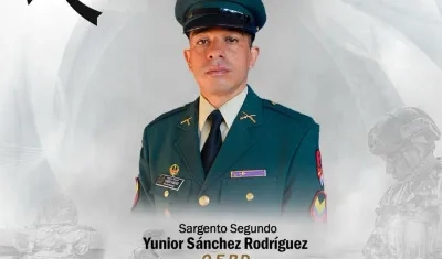 Yunior Sánchez Rodríguez, sargento fallecido.
