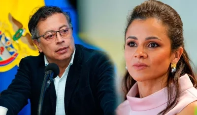 Presidente Gustavo Petro - Presidenta de Naturgas Luz Stella Murgas.