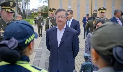 El Presidente Gustavo Petro. 