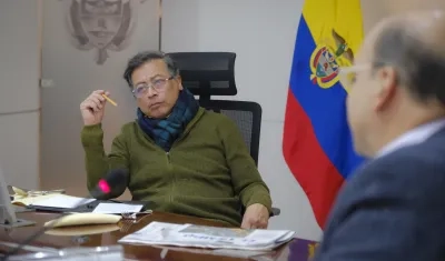 El Presidente Gustavo Petro.