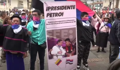 Piden soluciones a sus problemas de educación, tierras y seguridad, según dijeron este martes representantes de esa comunidad.