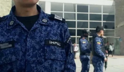 Funcionario del Inpec.