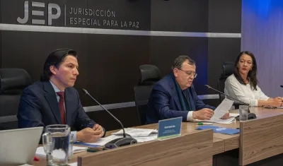 Alejandro Ramelli, presidente de la JEP.