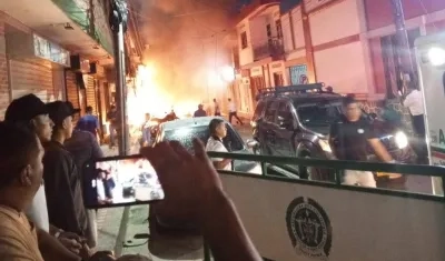 Atentado en La Plata, Huila.