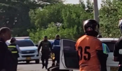 Lugar donde ocurrió el accidente. 