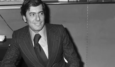 El escritor peruano Mario Vargas Llosa, en 1977. 