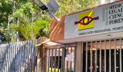 Fachada de Medicina Legal en Barranquilla.
