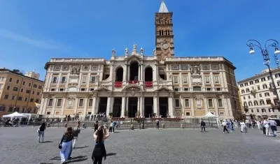 Plaza de San Pedro en el Vaticano.