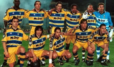 Buffon y Bolaño en el Parma que hizo historia.