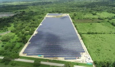 Imagen de referencia de un parque fotovoltaico.