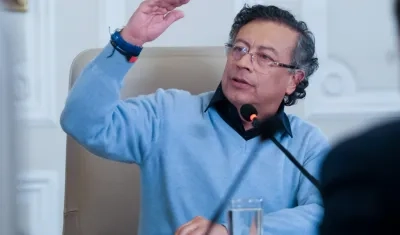 El Presidente Gustavo Petro.