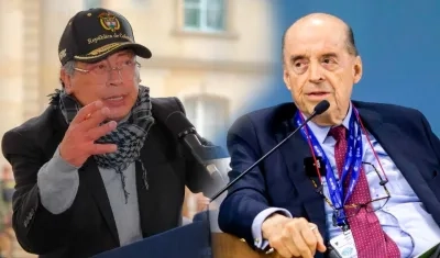 Gustavo Petro y Álvaro Leyva.