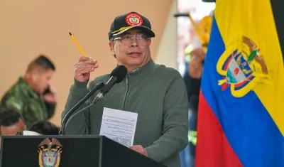 Gustavo Petro hoy en Pasto, Nariño.