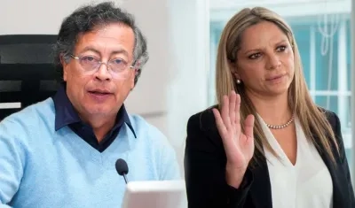 Gustavo Petro y Beatriz Gómez Consuegra.
