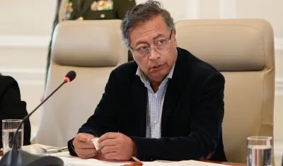 El Presidente Gustavo Petro.