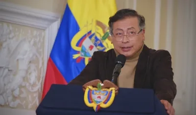 El Presidente Gustavo Petro.