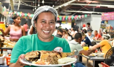 Plazoletas de comidas de las galerías del Centro de Barranquilla. 
