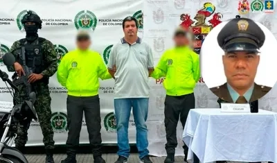 Patrullero barranquillero Jorge Luis García Meza.