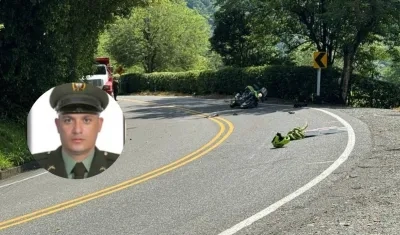 La víctima fue el patrullero Rubén Darío Velásquez Guevara.