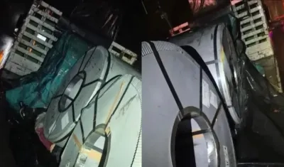 El camión que los transportaba.