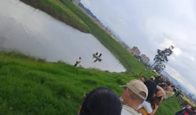 Sucedió en el río Bogotá.