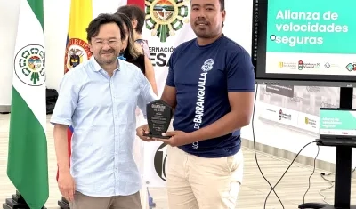 Alcaldía de Barranquilla recibió premio por reducción en siniestralidad vial.