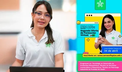 Cuentan con 16 mil cupos en 36 programas del nivel técnico y tecnólogo.