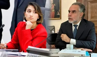 Laura Sarabia y Armando Benedetti.
