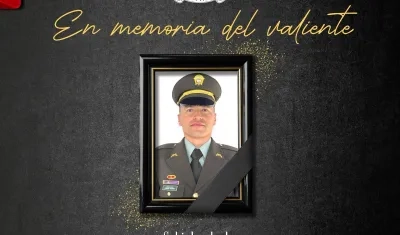 El subintendente Robinson de Jesús Acevedo Castrillón.