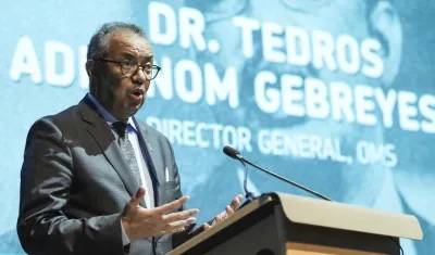 El director general de la Organización Mundial de la Salud (OMS), Tedros Adhanom. 