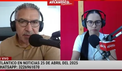 Transmisión de Atlántico en Noticias.