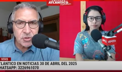Transmisión de Atlántico en Noticias.