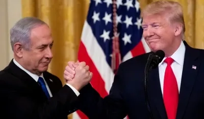 Benjamín Netanyahu y Donald Trump.