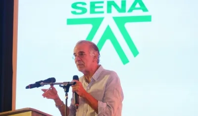 El Gobernador del Atlántico, Eduardo Verano.