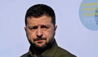 El presidente de Ucrania, Volodímir Zelenski.