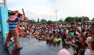 Niños en el Día del Niño.