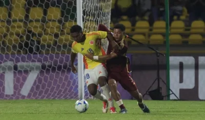 Miguel Agamez fue titular indiscutible en la Selección Colombia sub-17.