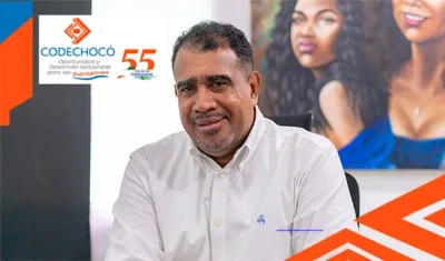 Arnold Rincón, director de la Corporación Autónoma Regional del Chocó. 