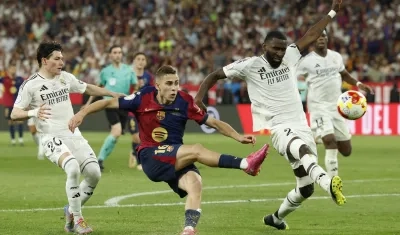 Antonio Rüdiger en acción de juego durante final de Copa del Rey.