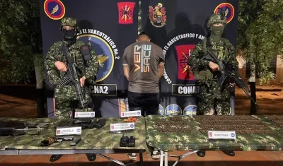 Capturado en medio del procedimiento. 