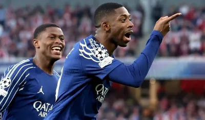 Ousmane Dembelé marcó el gol de la victoria del PSG sobre el Arsenal.