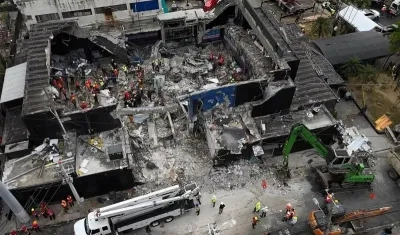 Así quedó la discoteca Jet Set.