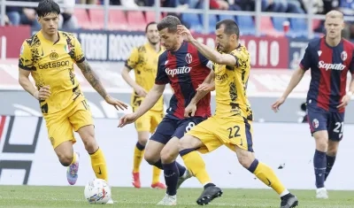 Inter enfrentó en la última jornada al Bologna.