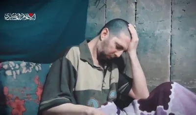 El colombo israelí Elkana Bohbot, rehén de Hamás. 