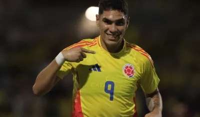 Santiago Londoño, delantero goleador de la Selección Colombia sub-17.
