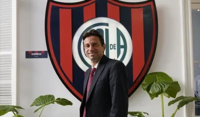 Marcelo Moretti, presidente de San Lorenzo de Almagro. 