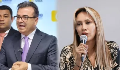 Olmedo López y Sandra Ortiz.